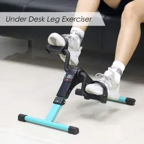 Agm 716963238106 Folding Pedal Exerciser Mini Exercise Bike Under Desk Foot #3