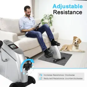 Agm 744110854626 Mini Exercise Bike Under Desk Pedal Exerciser Foot Cycle Arm And Leg Pe #2
