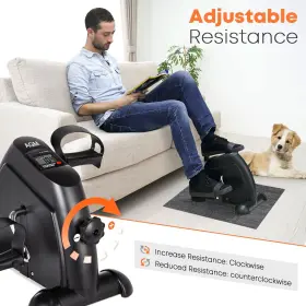 Vd30703sp Agm Mini Exercise Bike Under Desk Pedal Exerciser Foot Cycle Arm And Leg P #2