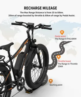 D0100hxf49p Aostirmotor S S07-b 26 Inch 750w Electric Bike Fat Tire P7 48v 12.5ah Removable Lithiu #2