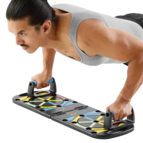1608eg-62 Athletic Works Multifunction Push Up Board Multi-color Workout Guide