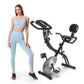 Ativafit 011587662811 Exercise Bike Foldable Fitness Indoor Cycling Magnetic 3 In 1 Up