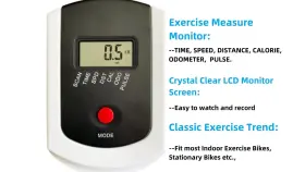 Bictrac01 Auoiian Lcd Monitor Speedometer For Exercise Bike Replacement Stationary #2