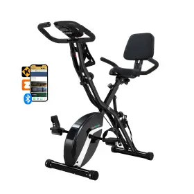 B0fp2dp7wh Barwing 5-in-1 Foldable Stationary Exercise Bike App 16 Resist 350lb