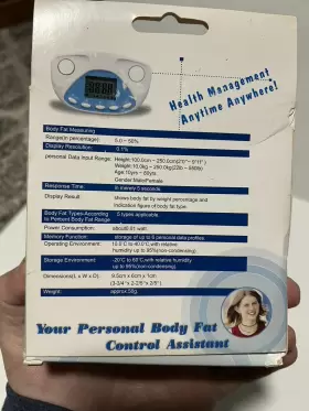 12-1140 Baseline Hand-held Body Fat Analyzer - Palm-size #3