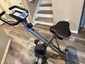 Ns652 Bcan Marcy Foldable Spinning Exercise Bike - Black