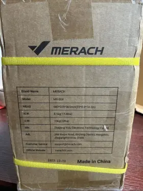 Mr-s04b1 Bike Box Merach Under Desk With Arm Bands New In #2