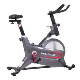 Body Power 878932005857 Deluxe Indoor Cycle Trainer With Curve-crank High Inertia Low Impact Technology