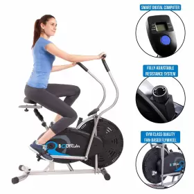 Body Rider 878932006946 Flex Sports Upright Exercise Fan Bike Indoor Stationary For Cycl Inch #2