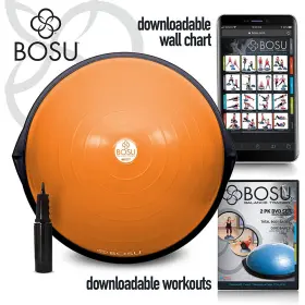 72-10850orgblk-u-a Bosu The Original Balance Trainer 65 Cm Diameter Orange And Black Open Box #2