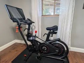 100914 Bowflex Velocore Bike - Stationary And Leaning Capability With Big 22 Inch Screen