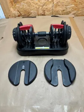 St552 Bowflex Selecttech 552 Adjustable Dumbbell With Handle And Base - Incomplete Weights