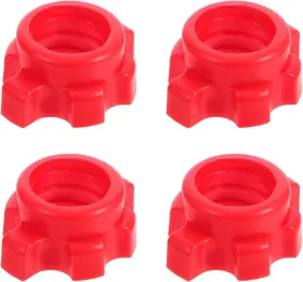 96j40z21j2ct35ol1832ftpag Brand Vosarea 4pcs Dumbbell Hex Nut Plastic Screw For Barbell Collars 1 Inch