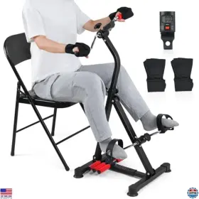 B0dgt9s6t9 Brand Zidafit Adjustable Pedal Exerciser For Seniors - Portable Total Body Workout Equipment
