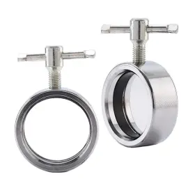 Zp2311 Caihongtang Barbell Collars 2inch Collar 6.3 Inches X 3.9 Silver