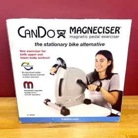 01-8030 Cando Magneciser Magnetic Pedal Exerciser The Stationary Bike Alternative New