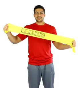 10-5921 Cando 714905003201 Accuforce Exercise Band 50 Yd Roll Yellow-x-light #2