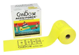 10-5921 Cando 714905003201 Accuforce Exercise Band 50 Yd Roll Yellow-x-light