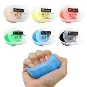 B006ln4tfw Cando Theraputty Plus Hand Exercise Putty 6-piece Set 4 Oz Therapy Rehab