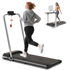 Canisflax 643556999611 Treadmill Walking Pad With Handle Foldable 0-10% Incline 3
