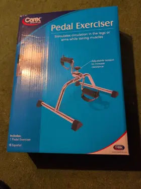 Carex 023601065537 Pedal Exerciser -new