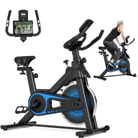 Cfeixin 662652087824 Exercise Bike Indoor Cycling For Home Cardio Gym Workouts Stationary Bik