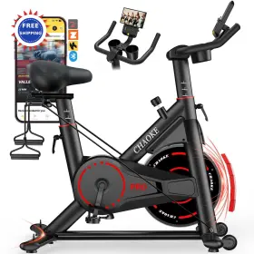 5009c Chaoke Exercise Bike Quiet Adjustable Magnetic Stationary 350lb Home Cardio