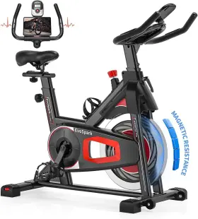 7.57612e Chaoke 11 Exercise Bike Adjustment Magnetic Resistance Super Silent Belt Drive Red