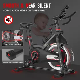 Chaoke 711181146295 Exercise Bike Stationary Bikes For Home With 330lbs Weight Capacity Indoor Cycl #3