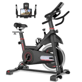 Chaoke 757611537615 Exercise Bike Stationary Indoor Cycling With Heavy Flywheel Comfortabl