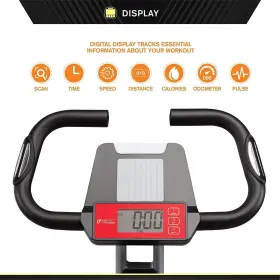 Amz-150bk Circuit Fitness Folding Upright Exercise Bike With Adjustable #3