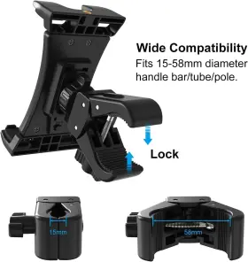 Clmcl 313057458466 Exercise Bike Tablet Holder Treadmill Gym Mount - Adjustable Ind #3