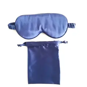 Color Peacock Blue - Soft Eyes Sleep Mask Pouch Set 723466574594 In A