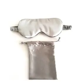 Color Pebble Gray - Soft Eyes Sleep Mask Pouch Set 723466574617 In A