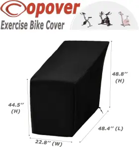 Copover 445019333351 Exercise Bike Cover Upright Cycling Stationary Outdoor Storage Pelot #2