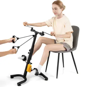 F078yea6586 Costway Folding Pedal Exercise Bike With Adjustable Resistance Full Body Home Rehab Machine
