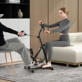 Fh10077ye Costway 4 Level Adjustable Pedal Exercise Bike With Lcd Monitor Display Massage Function #3
