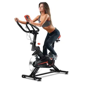 S172a23130 Costway Indoor Cycling Bike Exercise Cycle Trainer Fitness Cardio Workout Lcd Display