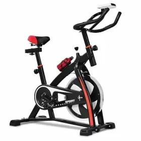 Sp35307 Costway Household Adjustable Indoor Exercise Cycling Bike Trainer With Electronic Meter