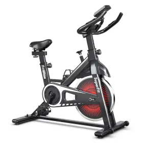 Sp37040wh Costway Indoor Cycling Stationary Bike Silent Belt Drive Adjustable Resistance Exercise
