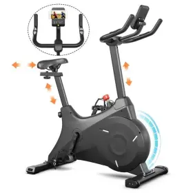 Sp37674 Costway Home Exercise Bike Fitness Stationary Bicycle Cardio With Adjustable Seat Cushion