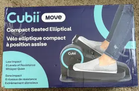 F5a1-aqu-cbna-02 Cubii Move Compact Seated Elliptical - Low Impact 6 Levels Whisper Quite