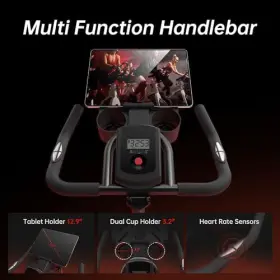 Cursor Fitness 796520169807 Exercise Bike Stationary Indoor Cycling For Home Workout Low Noise Ad #2