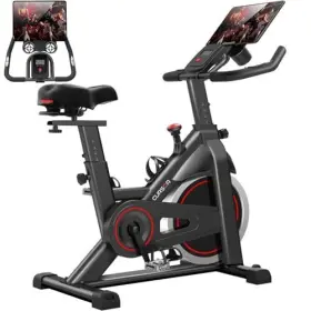 Cursor Fitness 796520169807 Exercise Bike Stationary Indoor Cycling For Home Workout Low Noise Ad