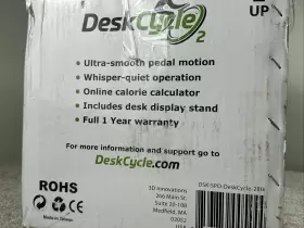 Dks-spo-deskcycle-2blk Deskcycle New 2 Under Desk Bike Pedal Exerciser With Adjustable Leg - Black #3