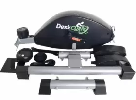 Dks-spo-deskcycle-2blk Deskcycle New 2 Under Desk Bike Pedal Exerciser With Adjustable Leg - Black