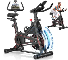 8732b Dmasun Exercise Bike Silent Magnetic Resistance Stationary For Home Wit