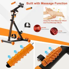 X23n00c012 Dskeuzeew Pedal Exerciser Bike Hand Arm Leg And Knee Peddler #3