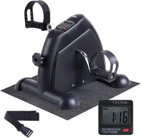 Dzn 726084076709 Under Desk Mini Portable Bike Peddler Seniors Arm/leg Exerciser For Home Office