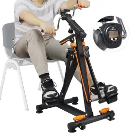 Easyvibe 735181581740 Arm And Leg Pedal Exerciser For Seniors - Seated With Swi